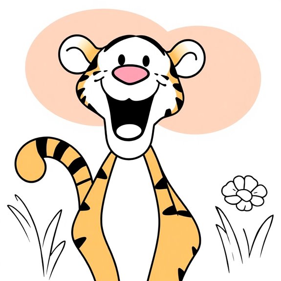 Tigger (Winnie the Pooh) Coloring Pages